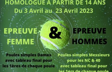 Tournoi Interne du Club 2023